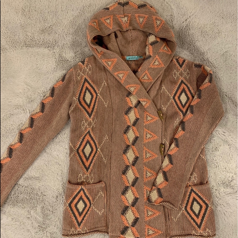 Goddis Knit Hooded sweater